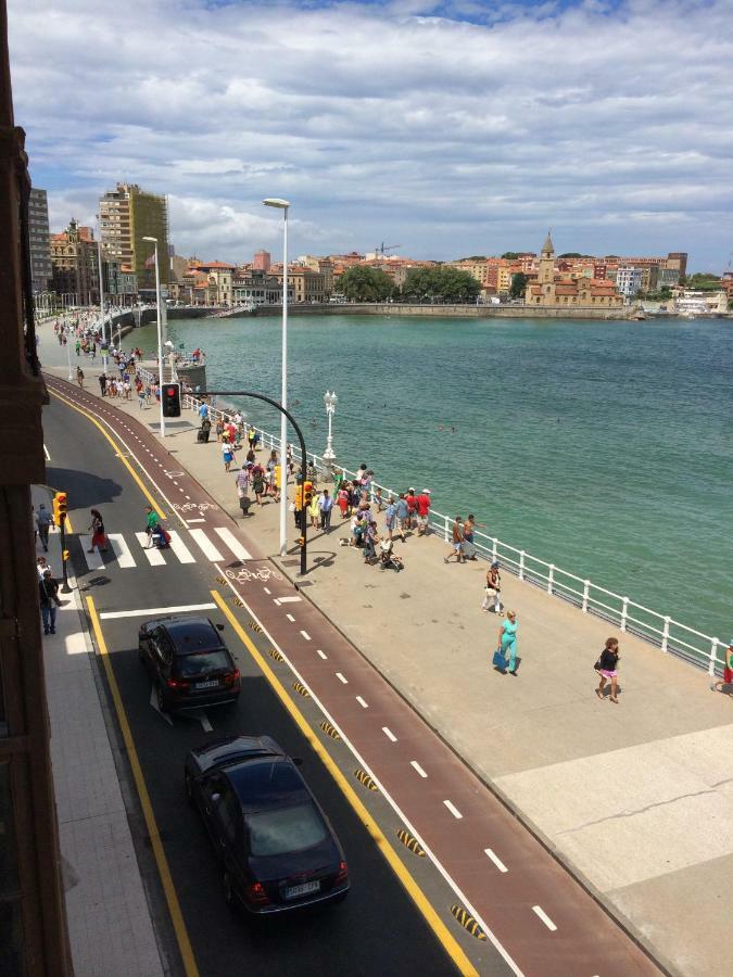 Vivienda En Gijon Frente Al Mar Villa Bagian luar foto
